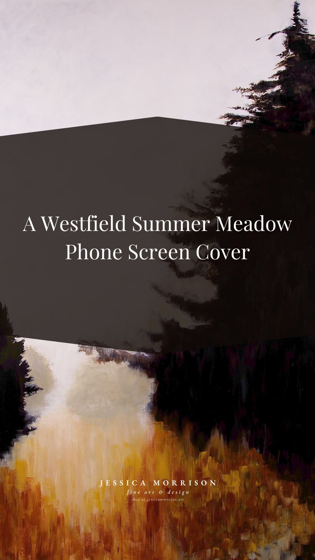 A Westfield Summer Meadow by Jessica Morrison Phone Screen Cover