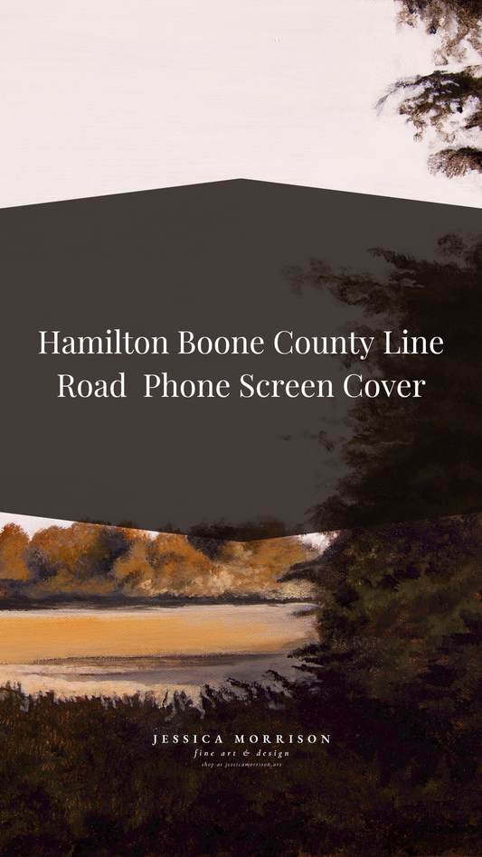 Hamilton Boone County Line Road by Jessica Morrison Phone Screen Cover