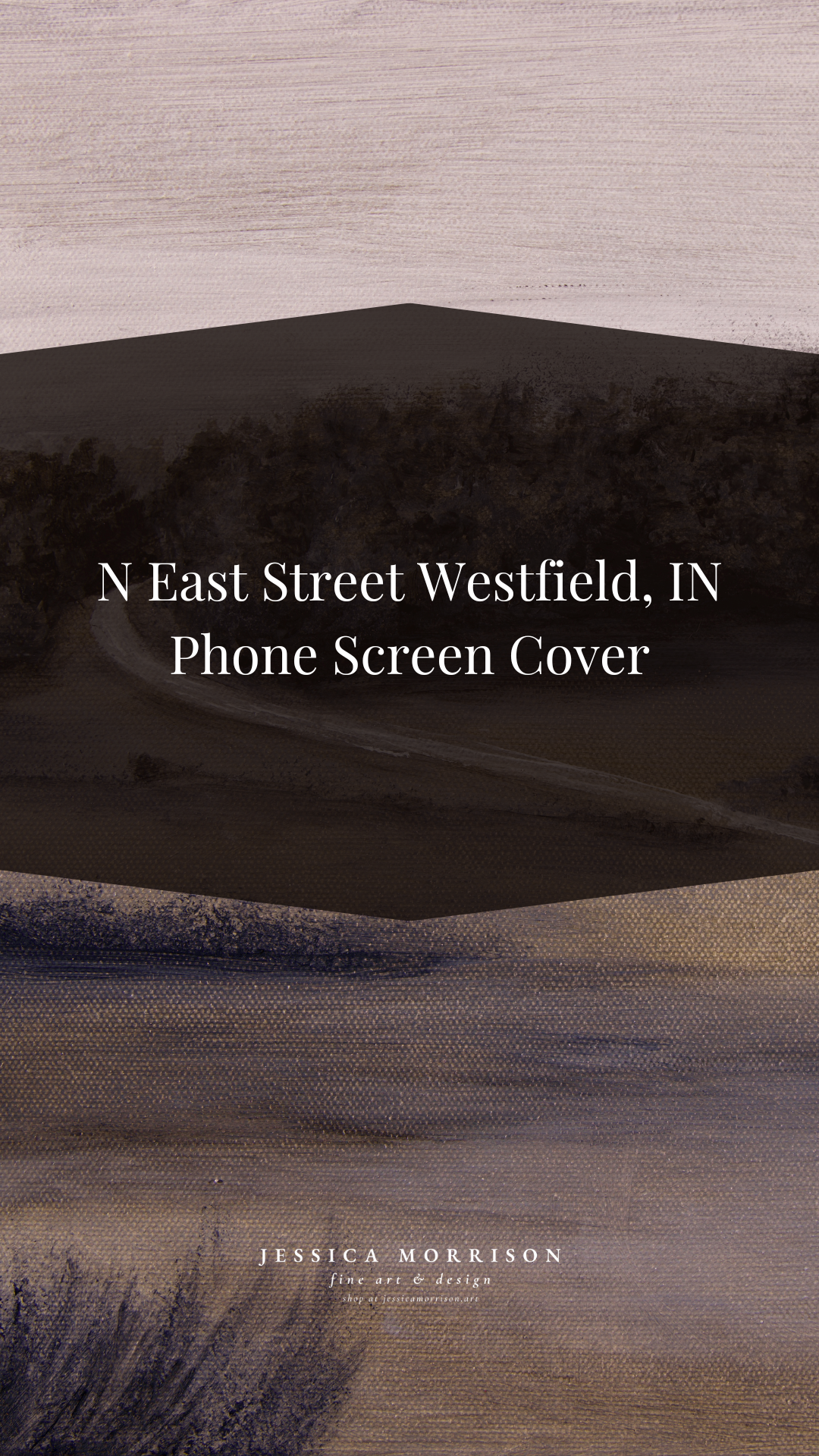 N East Street Westfield Indiana by Jessica Morrison Phone Screen Cover