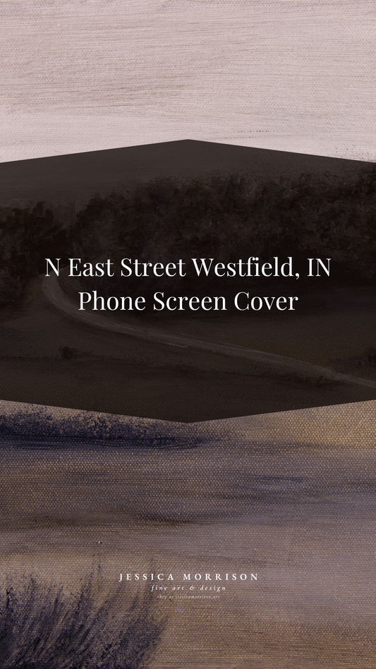 N East Street Westfield Indiana by Jessica Morrison Phone Screen Cover