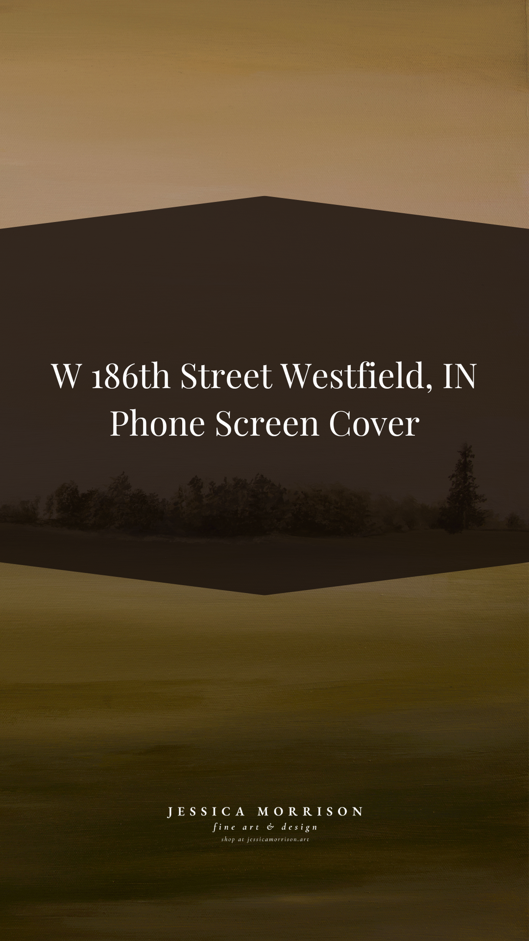 W 186th Street Westfield, IN by Jessica Morrison Phone Screen Cover