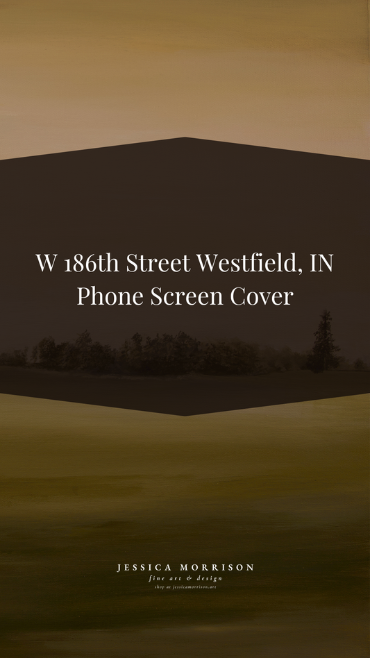 W 186th Street Westfield, IN by Jessica Morrison Phone Screen Cover