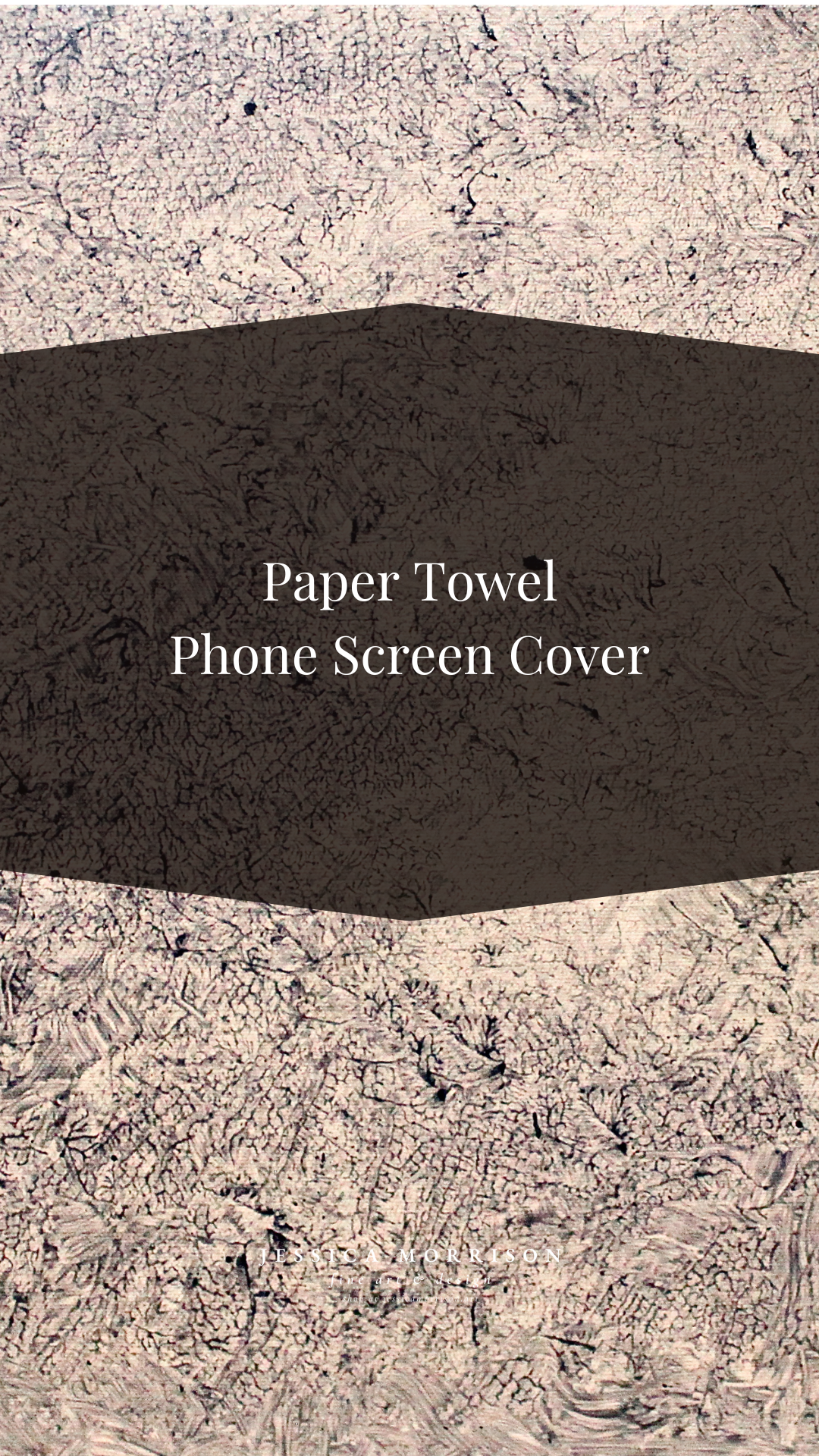Paper Towel by Jessica Morrison Phone Screen Cover